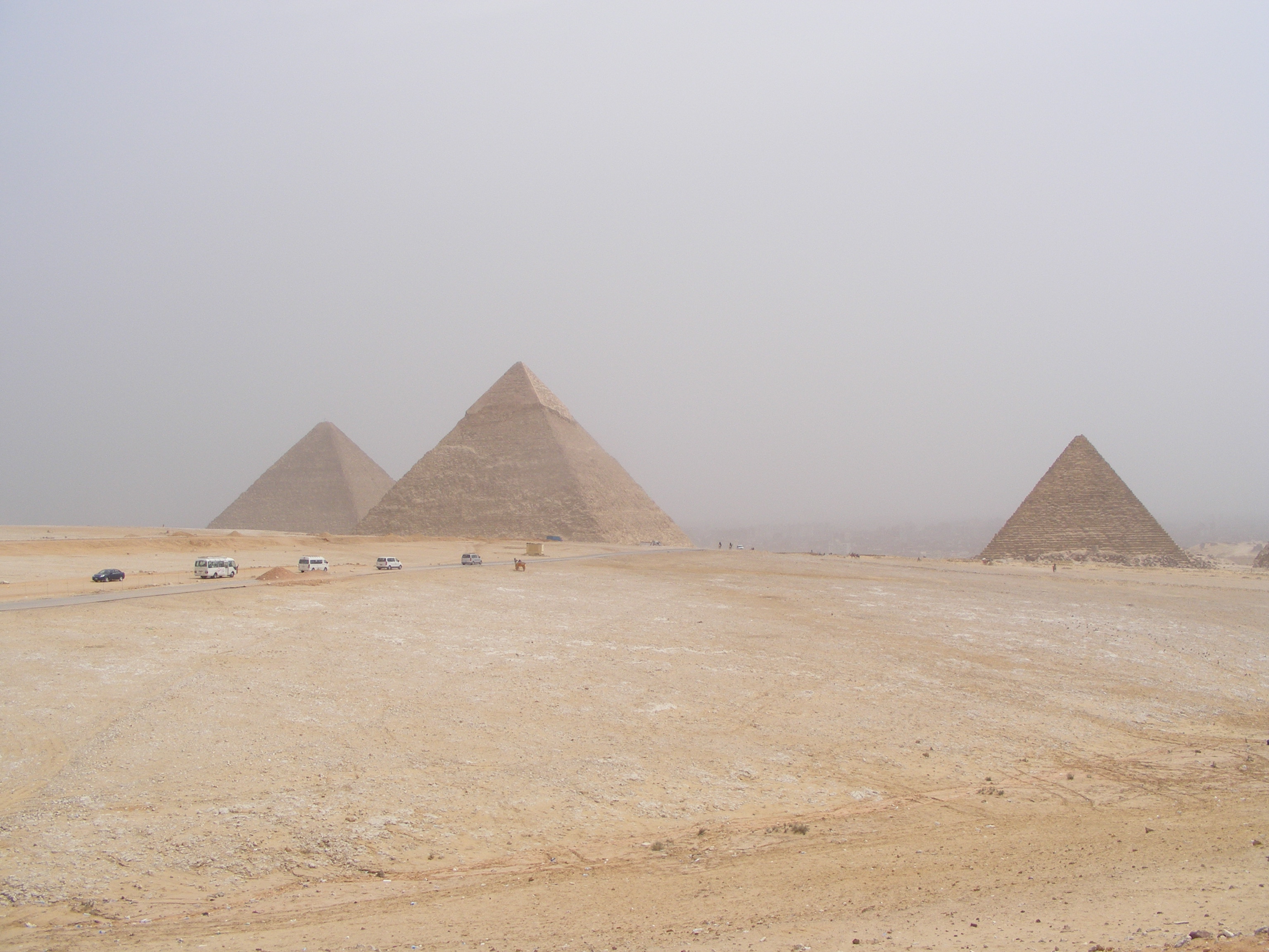 The Pyramids at Giza.